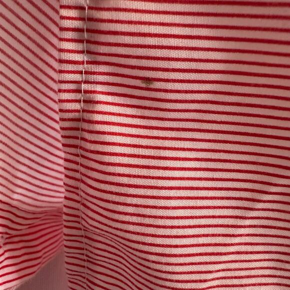 LasOlas Women's Vintage S/S Buttonup Shirt Striped Gingerbread Size Small - Picture 5 of 9